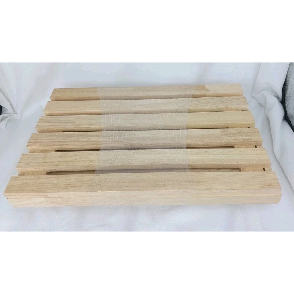 Bread Cutting Board Removable Crumb Catcher Wooden NEW 8.25